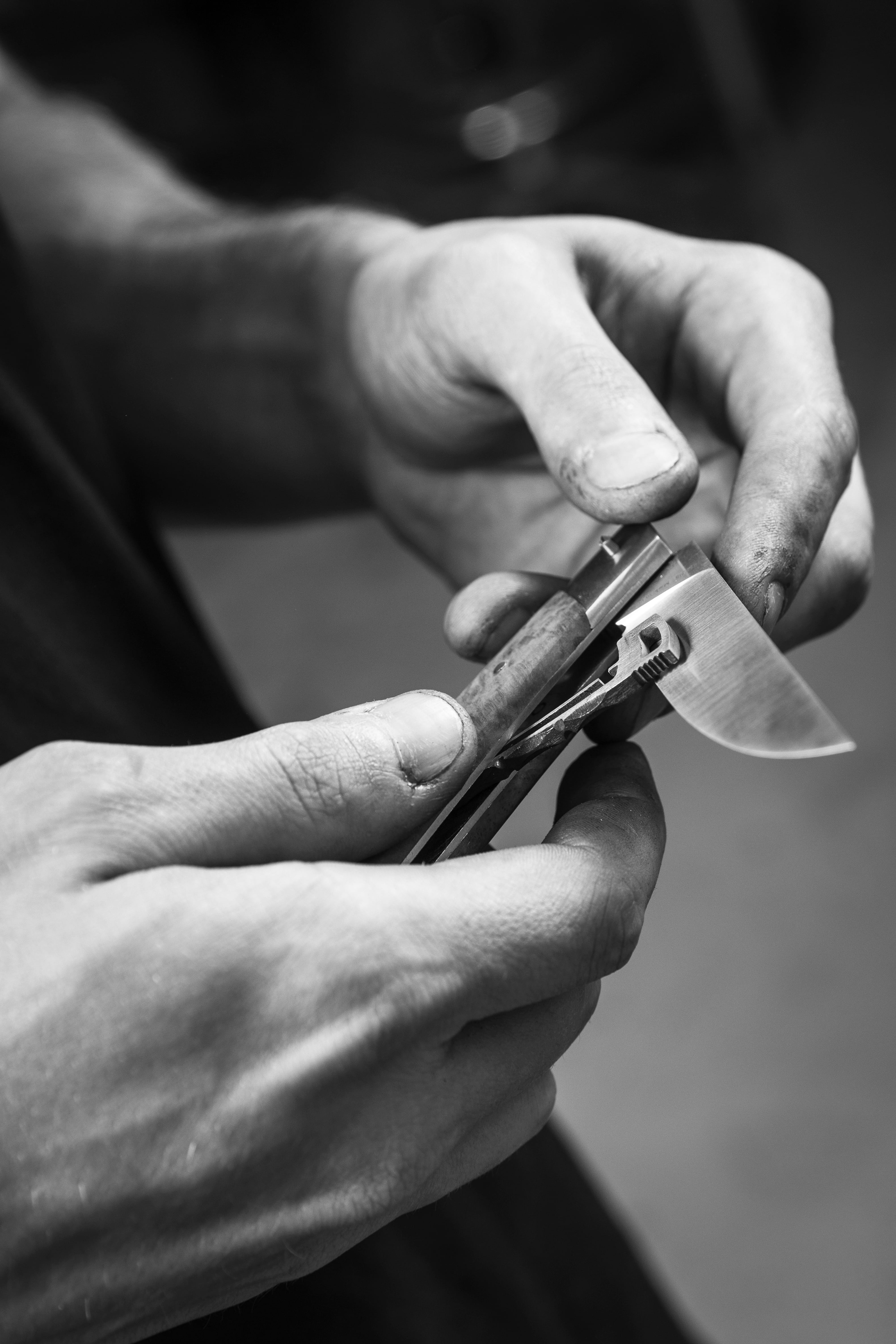 Assemblage d'un Thiers à l'atelier